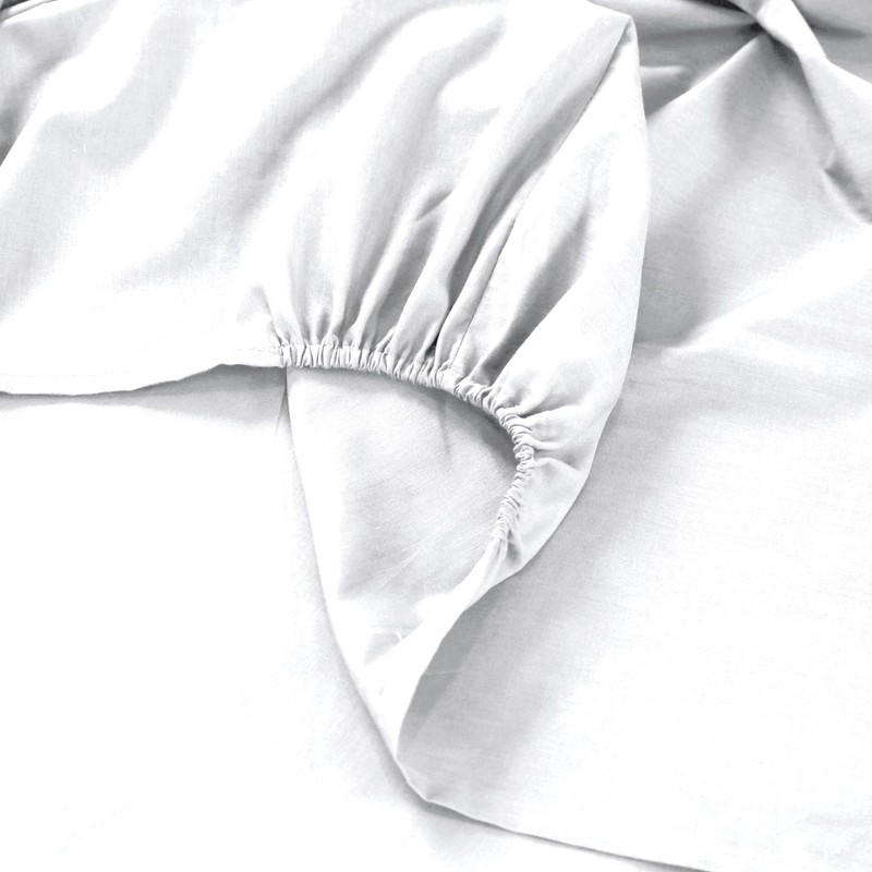 CHARKHAH Polycotton Fitted Sheet for Single Double King Super King