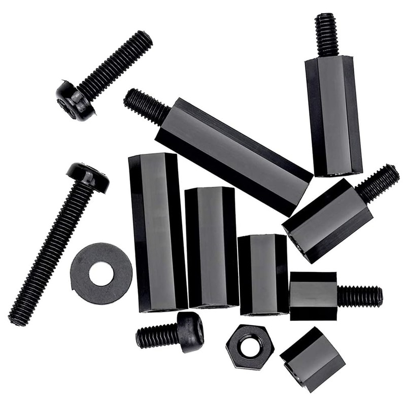 M3 Screw Nut Assortment Kit, Set of 320 Nylon Screw