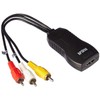 RCA RCA Composite Adapter, Black 7.60" x 4.90" x 1.00"
