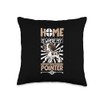 Home is with my German Shorthaired Pointer Throw Pillow