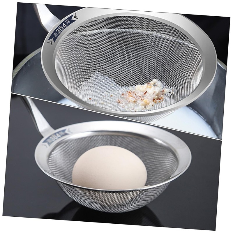 CIYODO Stainless Steel Strainer Spoon Kitchen Utensils Food Strainer Colander