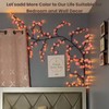 Cherry Blossom Tree Branch Lights for Wall,Cherry Enchanted Willow Vine