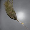 Royal Queen Crown Pearl Peacock Feather Badge Brooch Lapel Pin