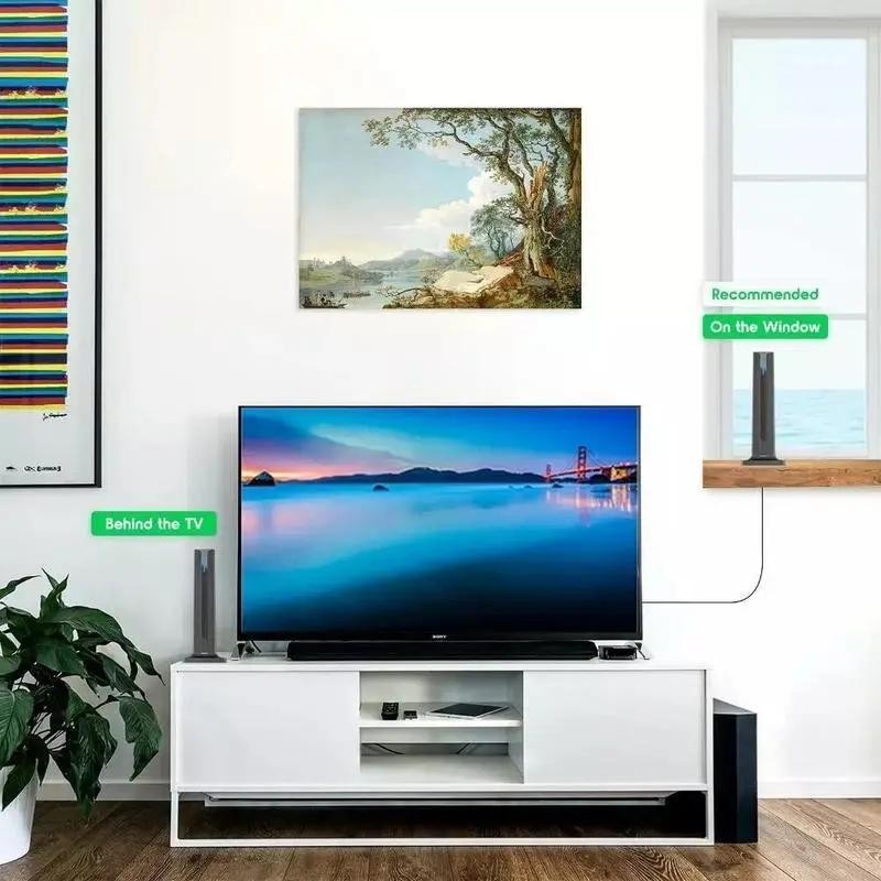 TV Antenna Digital HD Antena Indoor HDTV 1080P 4K Long