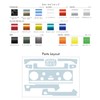 WRAPGRADE for DJI Smart Transmitter Skin Sticker (Coloration X)