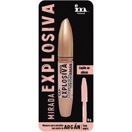 Im Natural Volumizing Mascara with Argan Oil - Explosive Look for Eyelashes, 0.46 oz, Mascara Makeup for Lush Lashes, Long-Lasting and Smudge-Proof