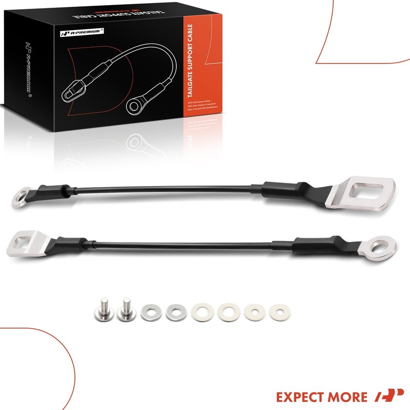 A-Premium Tailgate Support Cable Compatible with Toyota Tacoma 1995-2004, 14.56