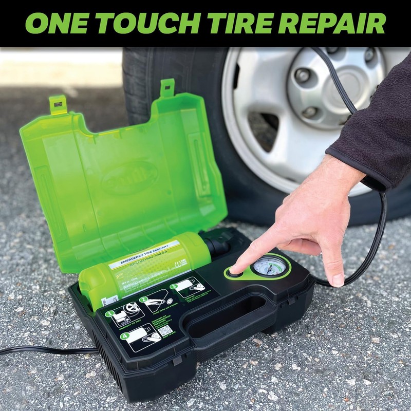 Slime 50159 Flat Tire Repair Kit, Smart Spair Ultra, All-in-one