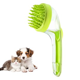 Dog Wash Brush with Soap Dispenser, Washing Magic Pet Bath Brush, Bath Dog Beauty Massage Brush, Ideal for Dogs and Cats, Effective Grooming and Massage