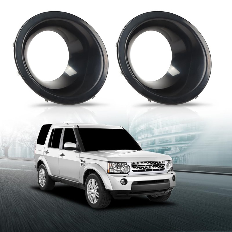 LQI Front Fog Light Cover Lamp Bezel Left and Right