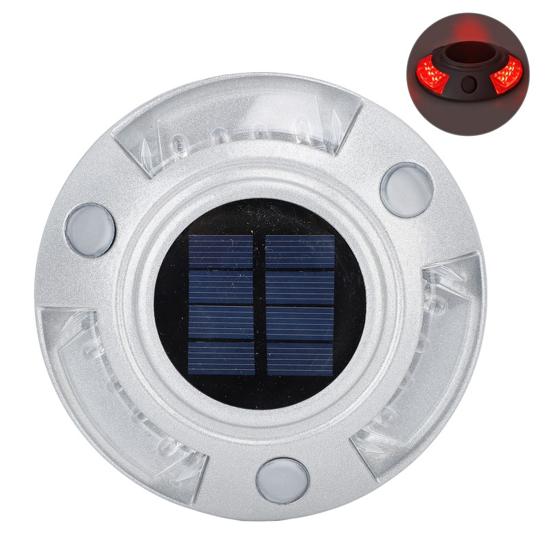 Solar Deck Lights Driveway Dock Lights 12 Led IP68 Waterproof