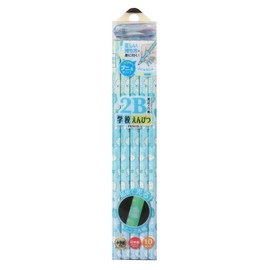 Kutsuwa Pencil Star Line Light Up! School Pencil 2B Animal Mint 10 pcs ST137MT