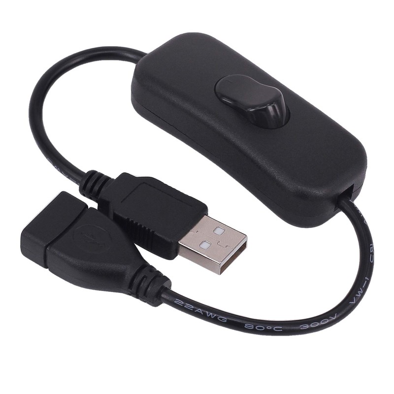 USB Cable with Switch, Yeebline 3-Pack USB Male to Female