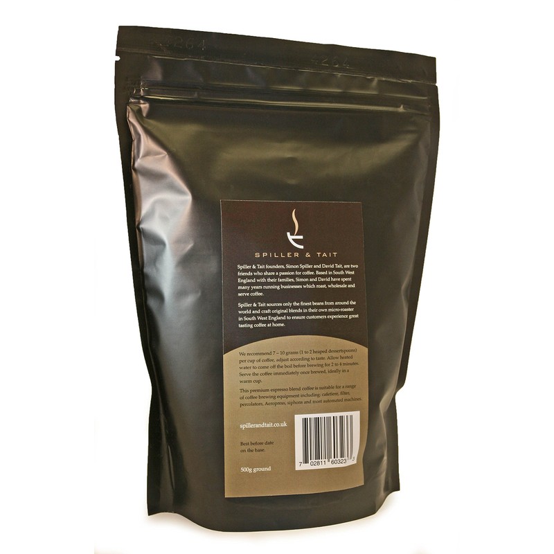 Spiller & Tait Signature Blend - Ground Coffee 500g Bag