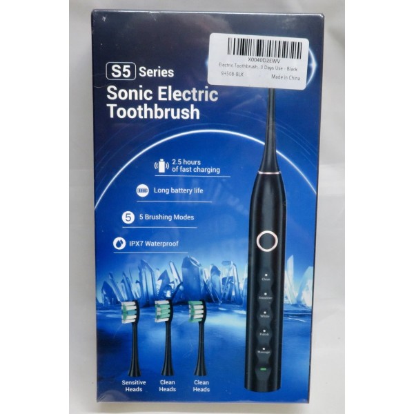 Umisr Sonic Electric Toothbrush USB Rechargeable W/ 6 Brush Heads