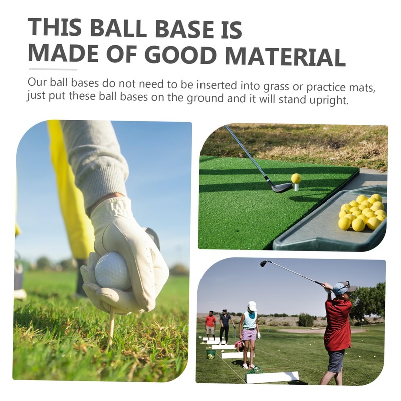 KOMBIUDA 20pcs Professional Golfs Tees Plastic Golfs Tees Plastic Golfs