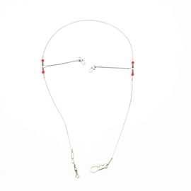 SENYUBBY Wire Trace Leader Rig Stainless Steel 1-5 Arms Fishing Rigs with Snap,High-Strength Fishing Leaders Saltwater-Perch Rigs for Fishing