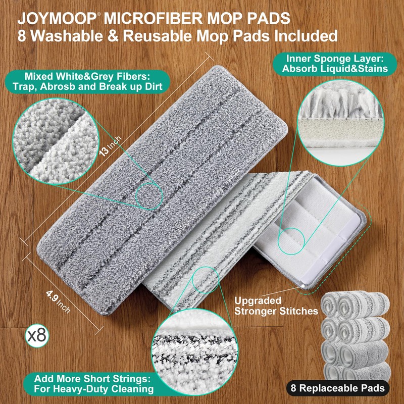JOYMOOP Mop and Bucket with Wringer Set for Floor Cleaning