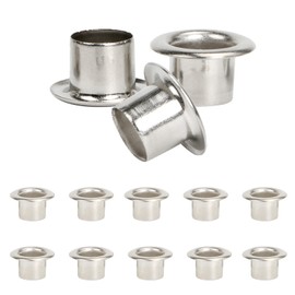600 Pcs Nickel Plated Shelf Pin Sleeves Cabinet Shelf Pins Shelve Reinforcement Grommets for Bookshelf, Display Racks, Closet Shelf Brackets