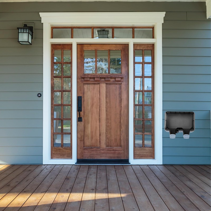 QWORK Heavy-Duty Outdoor Electrical Socket Cover - Wall Plug Socket