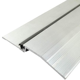 Fire Rated/ADA approved/Mill Aluminum High Rabbeted Saddle with Solid Rubber Extrusion (3665MA), FH #10 x 1-1/2'' supplied, (84'' L x 5'' W x 1/4'' H)