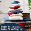 Set of 2 Cushion Covers, 50 x 80 cm, Microfibre,