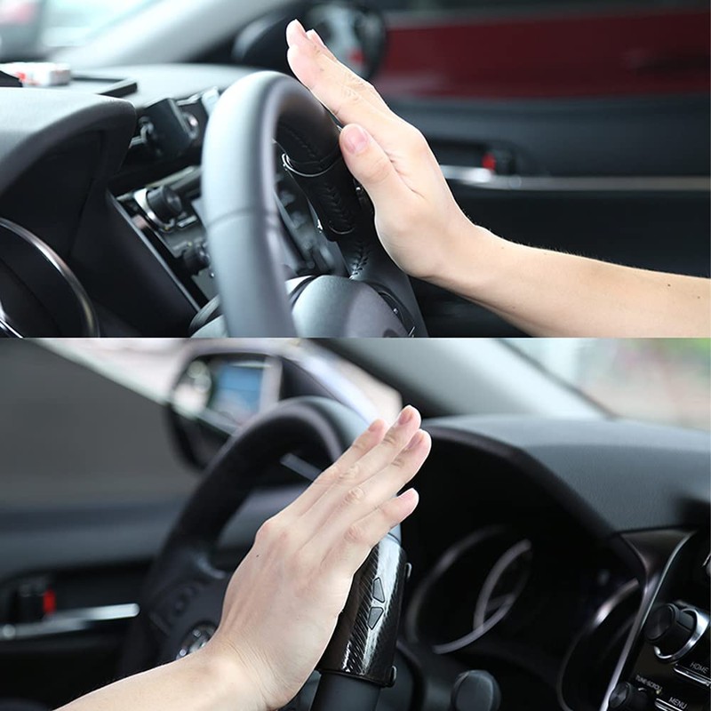 MAZERO Steering Wheel Knob Spinner for Cars, Black, Wheel Spinner,