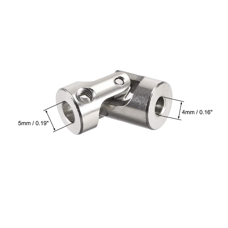 sourcing map 2 PCS 4mm to 5mm Rotatable Universal Steering
