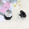 Gobrico 2 Pack Crystal Door Knobs Diamond Glass Hall/Closet Passage