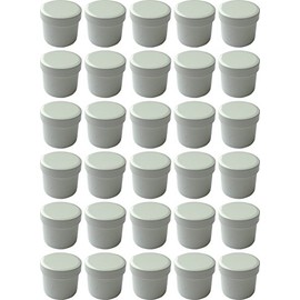 30 Salbendosen hoch, 25ml Inhalt weiß