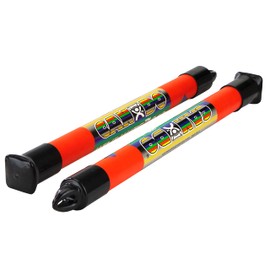 CanDo Mini WaTE Bars -2 Piece Set, 1.5lb Red, Total Body Workout Weighted Exercise Bar for Strength Training, Toning, and Physical Therapy