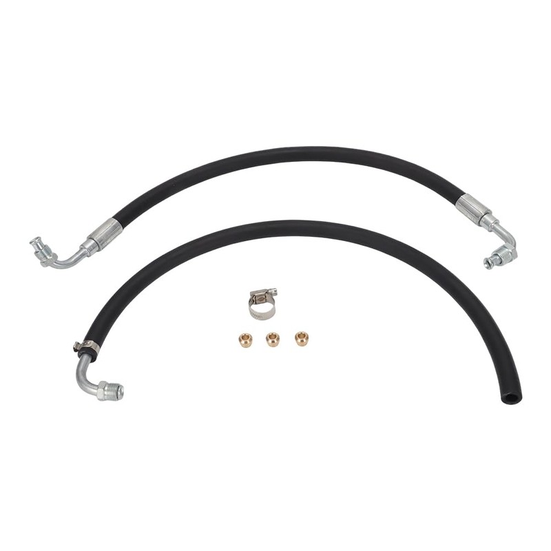 Power Steering Hose Kit for GM Cars Trucks, 3/8" Rubber