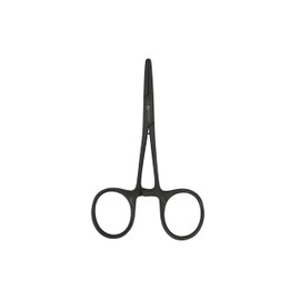 Kingfisher Accessory Fly Fishing Clamp Hemostat Forceps For Hook Removal, 5in, Black, Curved