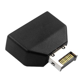 Gorise Type-E IDC Motherboard USB 3.1 Front Panel Connector to USB 3.0 20 Pin Header Extension Adapter Type-E Interface for Desktop Mainboard