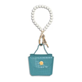 LAOYEFACAI Mini Bag Charms Cute Leather Key Ring Handbag Charm Perfect for Women Decoration and Storage Small Items, LS, Unit size