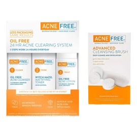 Kit AcneFree Tratamiento Acné Espinillas Barros Exfoliador – Solución Completa para Piel Acneica