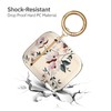 POCKT Compatible with AirPods Case Cover with Keychain Hard Skin