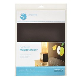 Silhouette Printable Magnet Paper 8.5x11 4/Pkg-