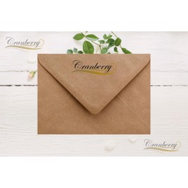 C5 / A5 Brown Ribbed Kraft Envelopes x 50 Pack - 162mm x 229mm