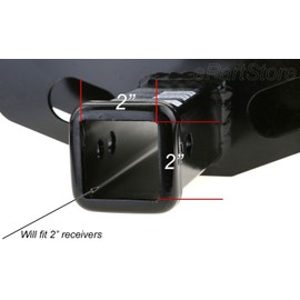 eVerHITCH Canada Metal Flag Hitch Cover Plug (Fits 2" Receiver, Black)
