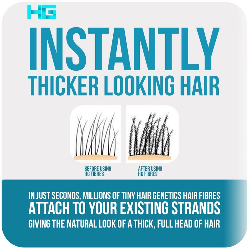 Hair Genetics Advanced Keratin Hair Building fibres Large 22g Refill