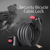 Bicycle Cable Lock Versatile Heavy Duty Anti-theft Security Cable Lock