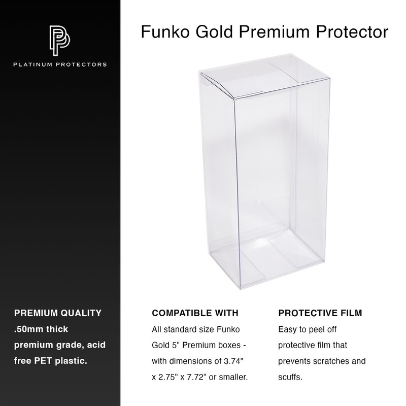 Platinum Protectors Case for Funko Gold Premium 5" Protector Case