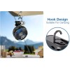 Sweetfull Portable Clip-on Fan 4000mAh Rechargeable LED Display 4 Speeds