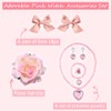 Btonai Pink Witch Costume for Girls Pink 2 Piece Pajamas