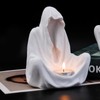 Ghost Wizard Candle Holder Ghost Figurines Scary Statue Festival Party