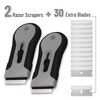 Bates- Razor Blade Scraper Tool Set, 2 Pack, Black &