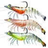 TRUSCEND Pre-Rigged Fishing Jigs, 1:50 Super Durable TPE Bass Fishing
