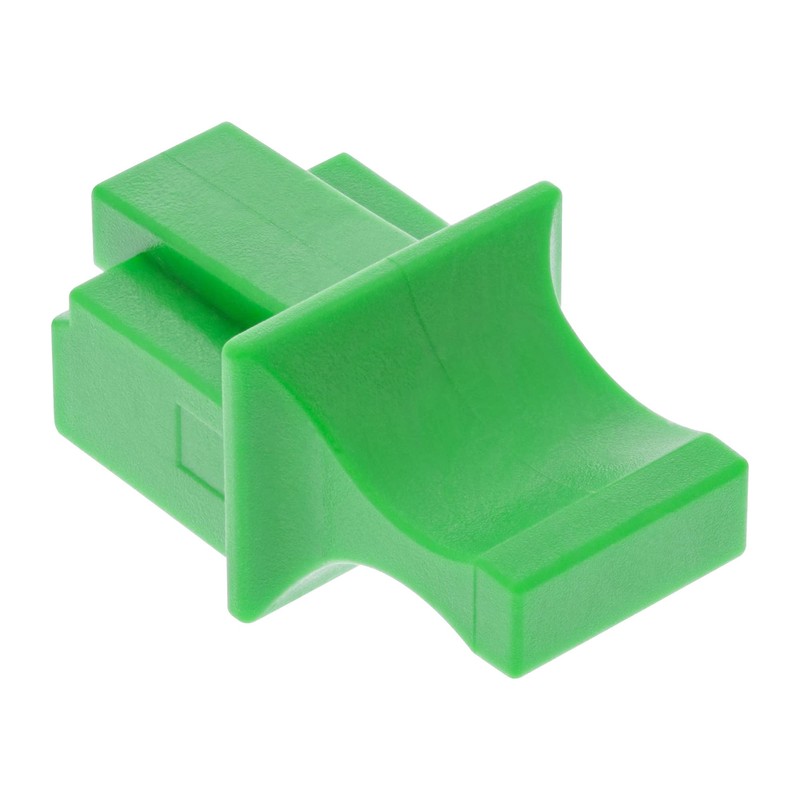 InLine® Dust cover, for RJ45 socket, color: green, 100pcs. Pack