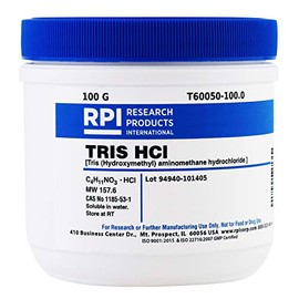 TRIS Hydrochloride [Tris(hydroxymethyl) aminomethane HCl], 100 Grams